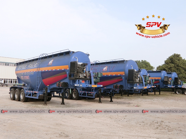 Bulk Cement Tank Semi-trailer - RF